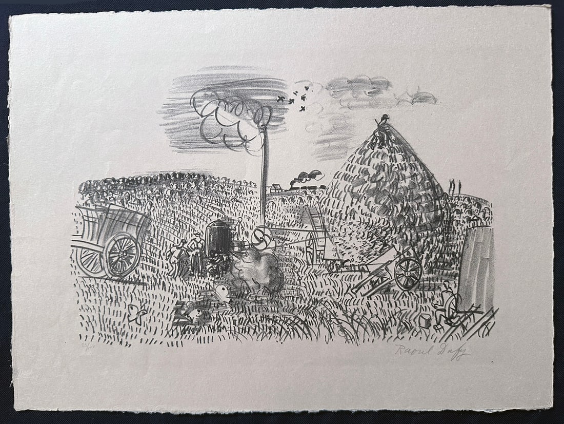 Dufy signed Lithograph. 1925. - 2