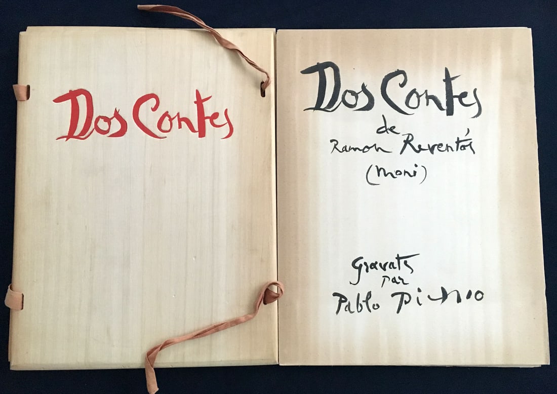 PICASSO. Dos Contes: Le Centaure Picador. 4 engravings Picasso. (1 of 6)