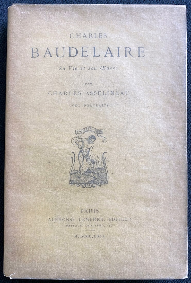 Manet. Baudelaire Sa Vie et son Oeuvre. 1869. With 2 etchings. (1 of 4)