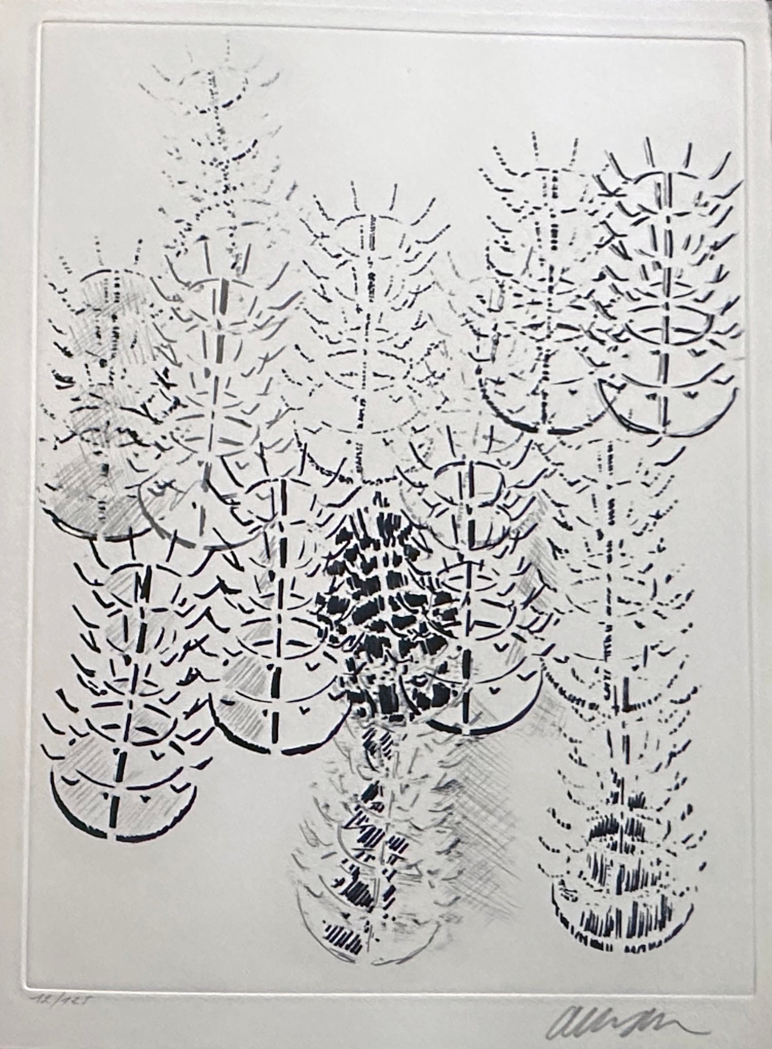 Arman Signed etching. One of 125 copies. (1 of 3)
