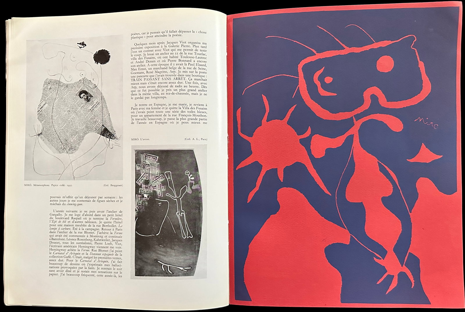 Xxe Siecle 13. 1959. Prints by Matisse, Solange, Miro, Kandinsky, and others.: Cahiers d'Art, San Lazzaro Paris, 1959. Pictorial cover by Torrès Garcia, the book includes the following prints: one color lithograph by Soulages, a pochoir by Music. a 2-colors woodcut by Consa
