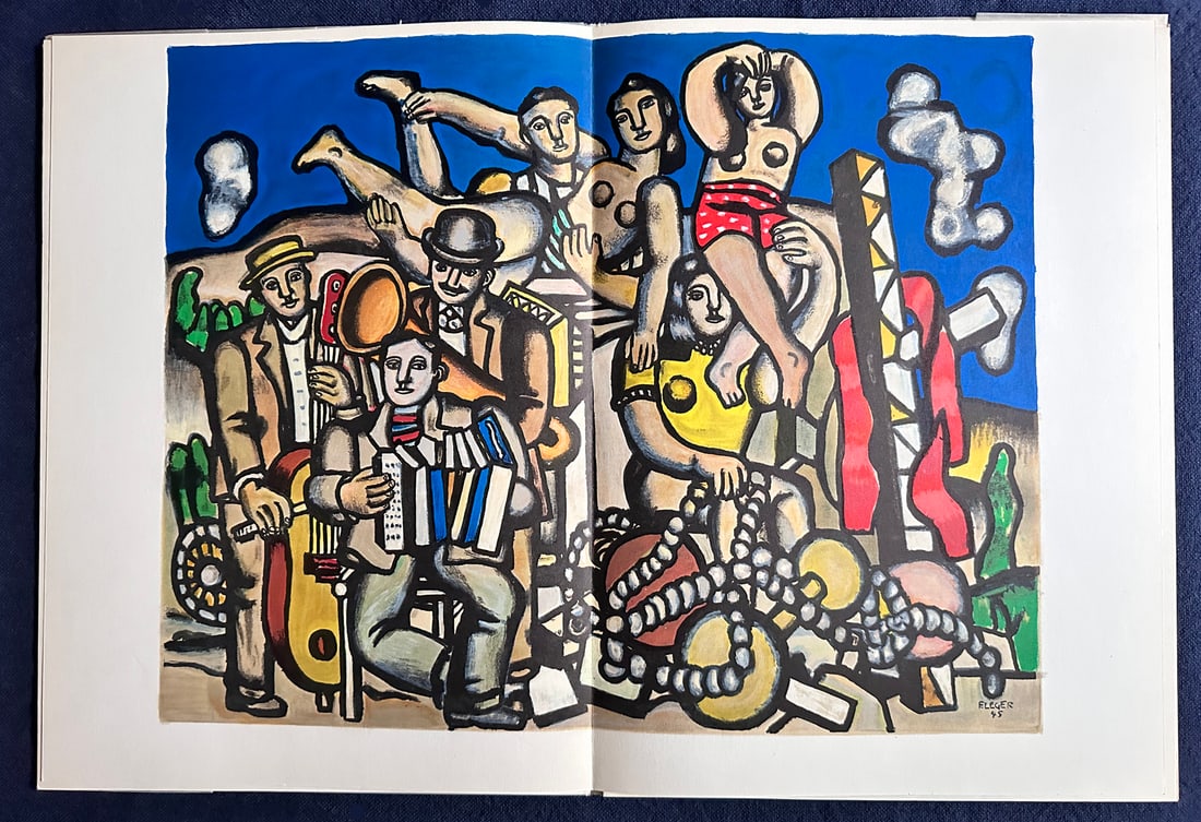 Derriere Le Miroir 119, 1960 Lithographs by Kandinsky, Leger, Miro and others: Poetes, peintres et sculpteurs. Paris, Maeght, 1960. Texts by Rene CHAR, Blaise CENDRARS, and others. Illustrated with lithographs by Raoul UBAC, Georges BRAQUE, Fernand LEGER, Wassily Kandisky, Joan
