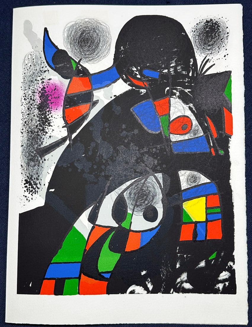 Miro Lithograph. 1975. - 2
