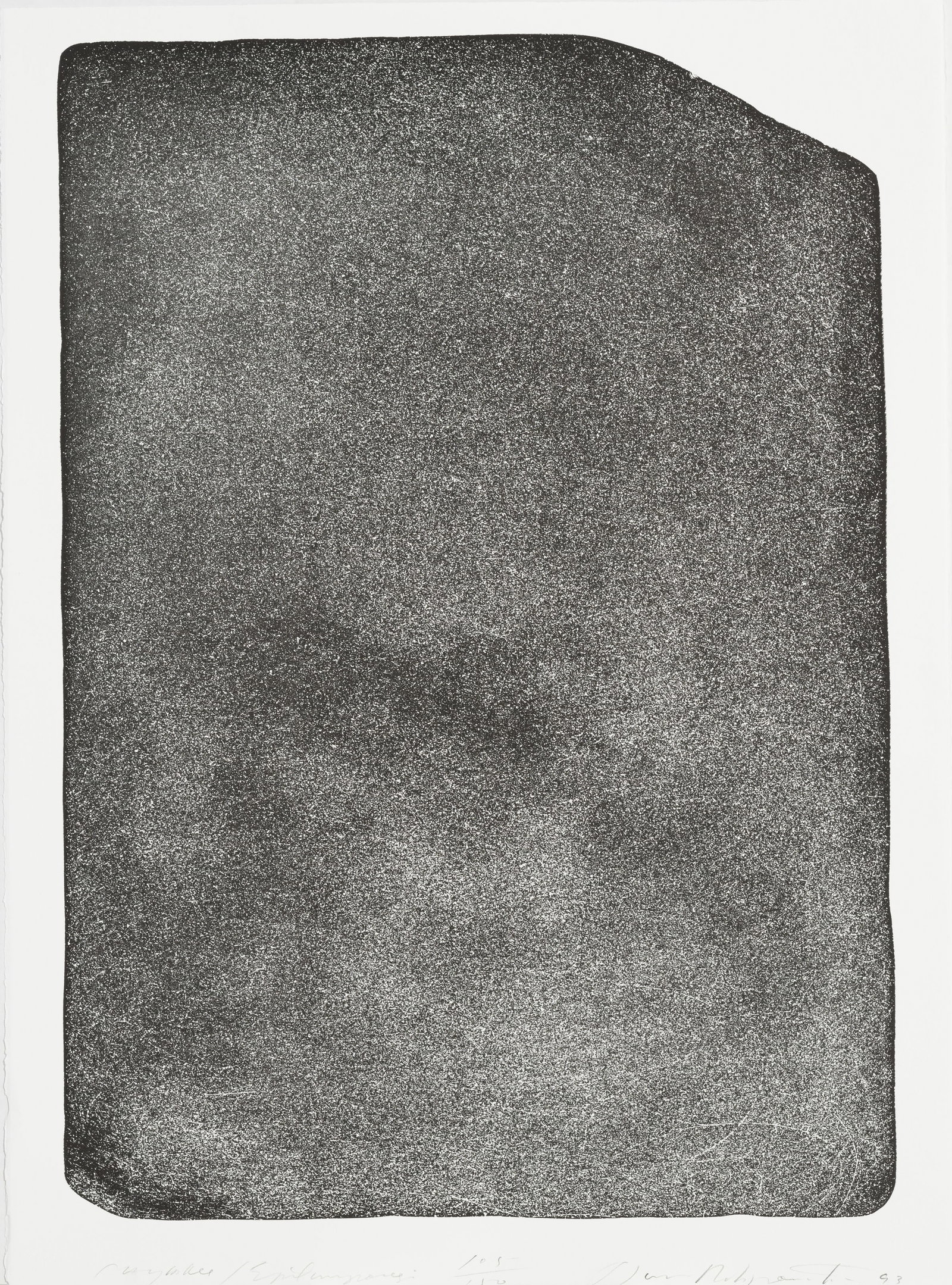 David Rabinowitch. Signed Lithograph, one of 150 copies: Artists Against Torture lithograph in 1 color on BFK Rives white paper 76 x 56 cm. Signed and numbered in pencil by the artist, one of 150 copies, published by Association for the Prevention of Tortur