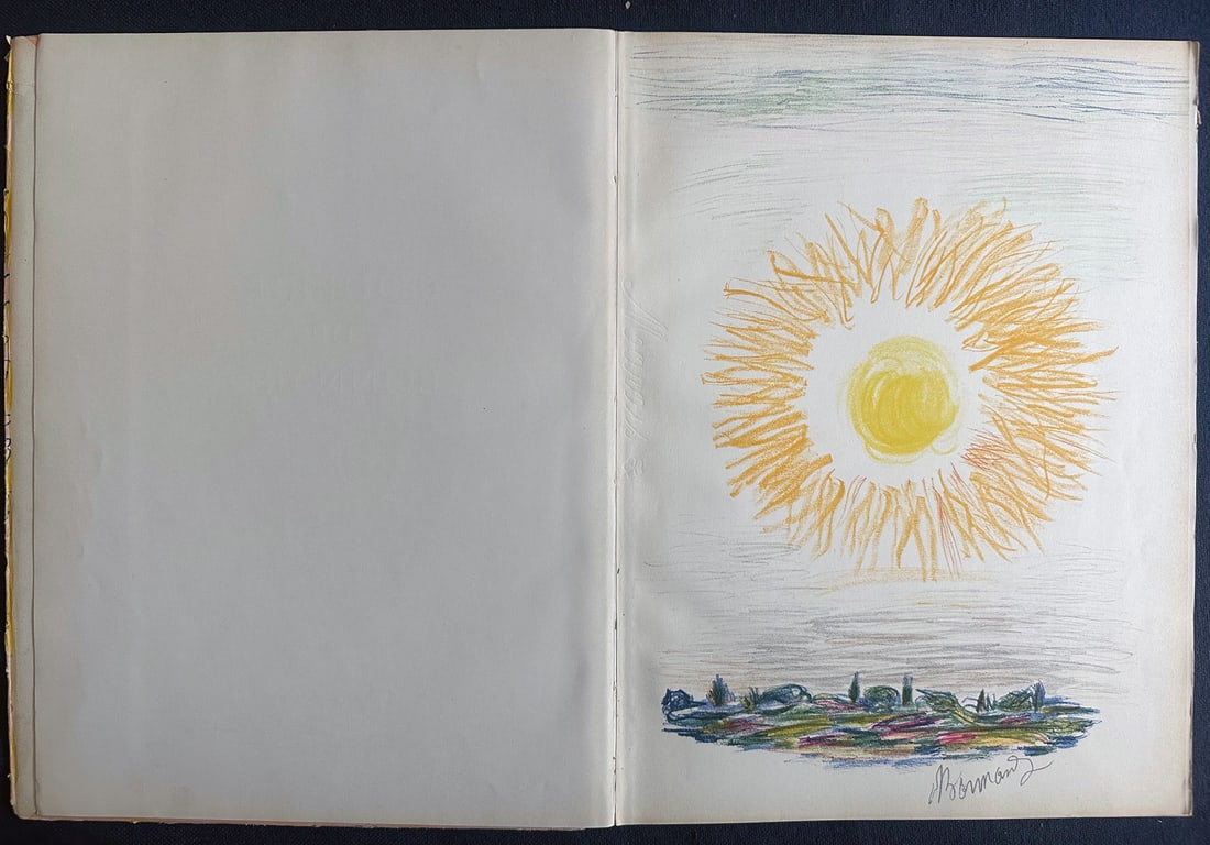 Verve 17/18 Couleur de Bonnard. With 2 lithographs by Bonnard: Paris, 1947. Double issue dedicated to the works of Pierre Bonnard, includes two original lithographs by Bonnard, one on the cover and the other in frontispiece. 14 x 10.5 inches.