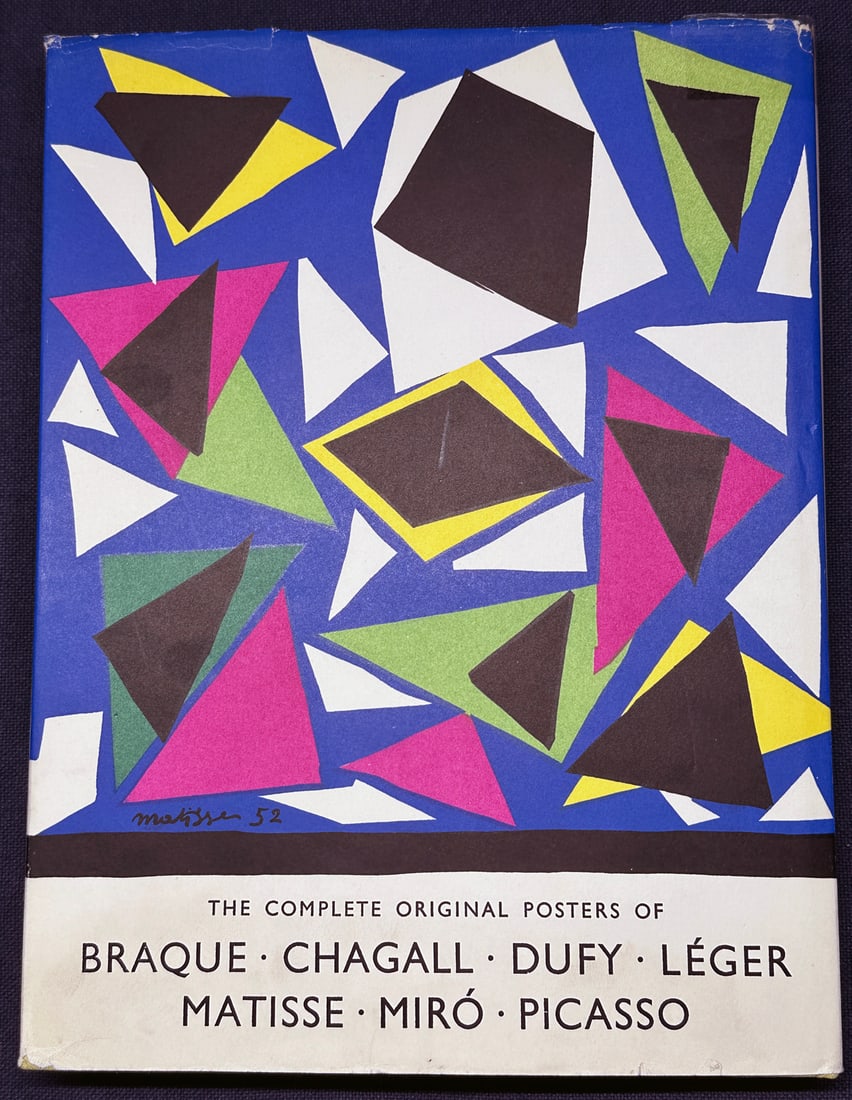 Art in Posters: Braque, Chagall, Dufy, and others.: Monte Carlo / New York: André Sauret / George Braziller, 1959. Fernand Mourlot, Art in Posters: The Complete Original Posters of Braque, Chagall, Dufy, Léger, Matisse, Miró, Picasso. Ha