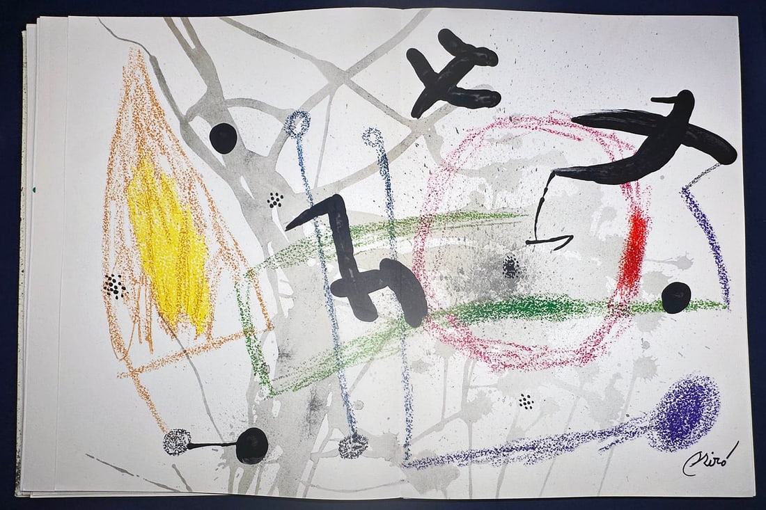 Miro, Alberti. MARAVILLAS With 15 Lithographs by Miro. (1 of 4)