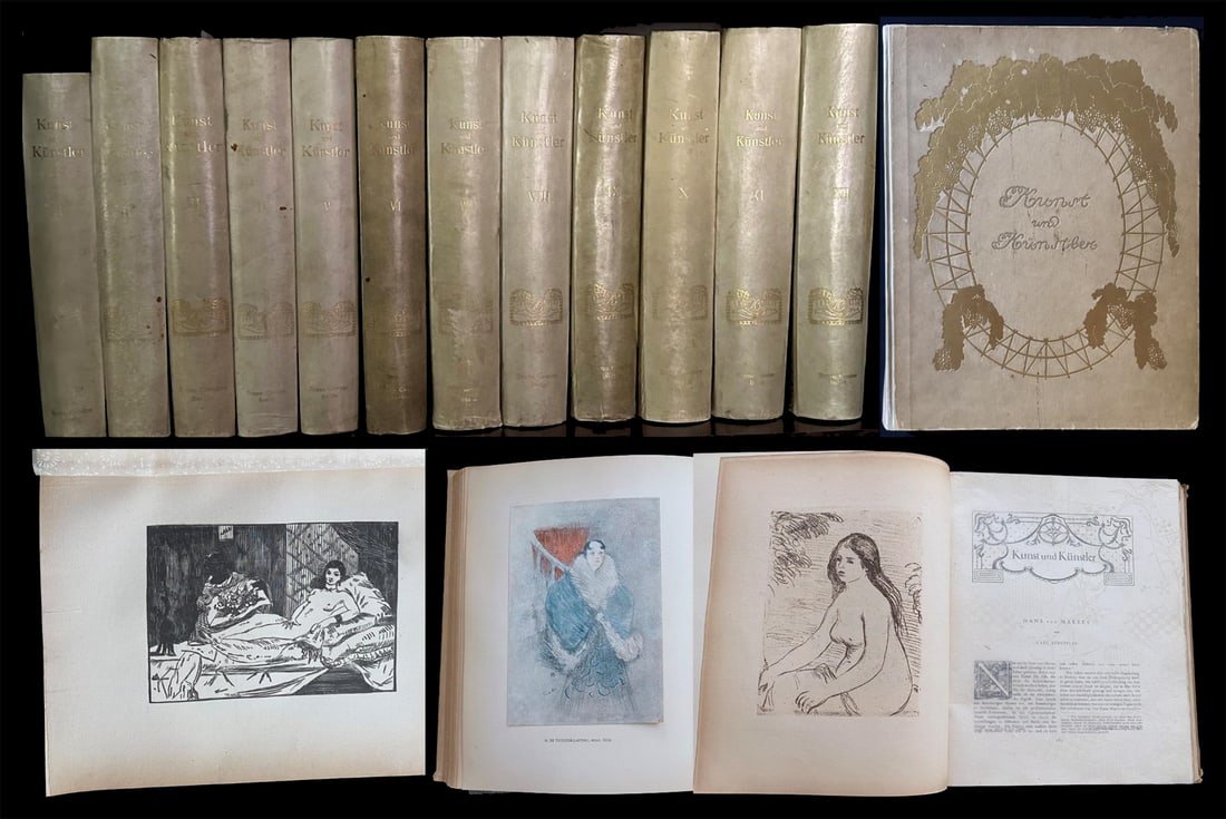 Kunst und Kunstler. Collection of 13 Volumes 1903-1915. (1 of 1)