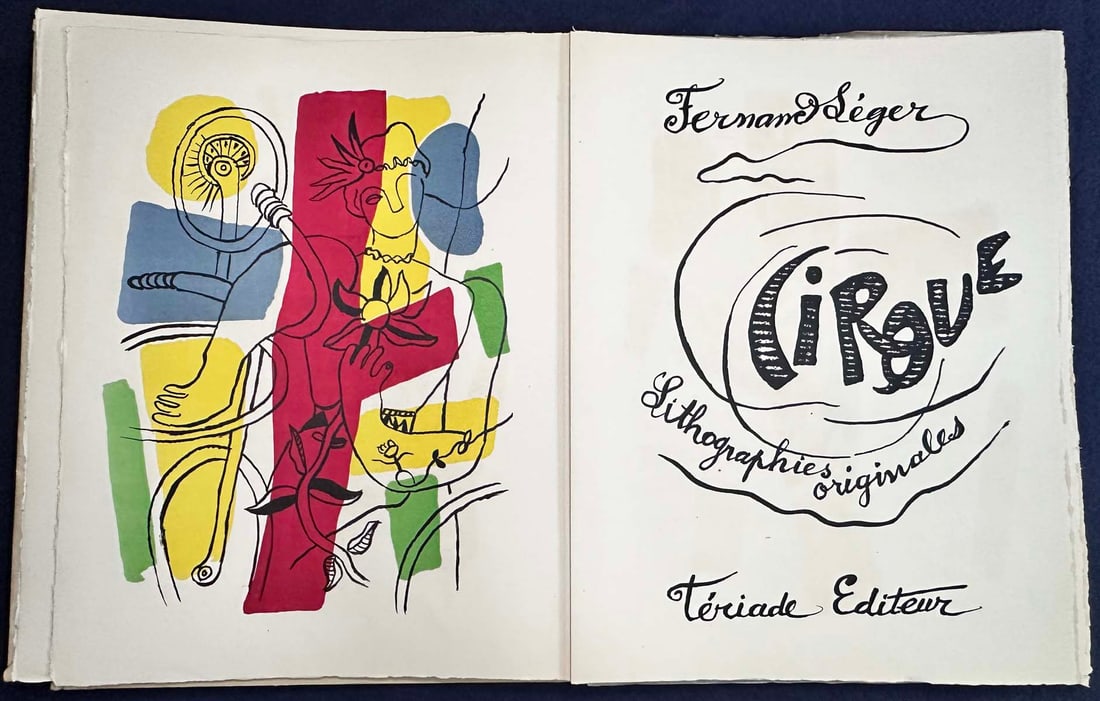Leger. Cirque. 1950. With 63 lithographs by Leger. (1 of 7)