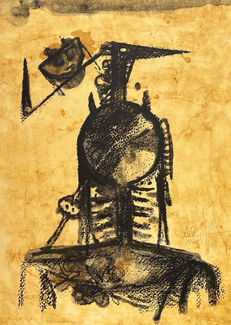 Wilfredo Lam. Signed Lithograph. 1978. One of 115 copies. (1 of 4)