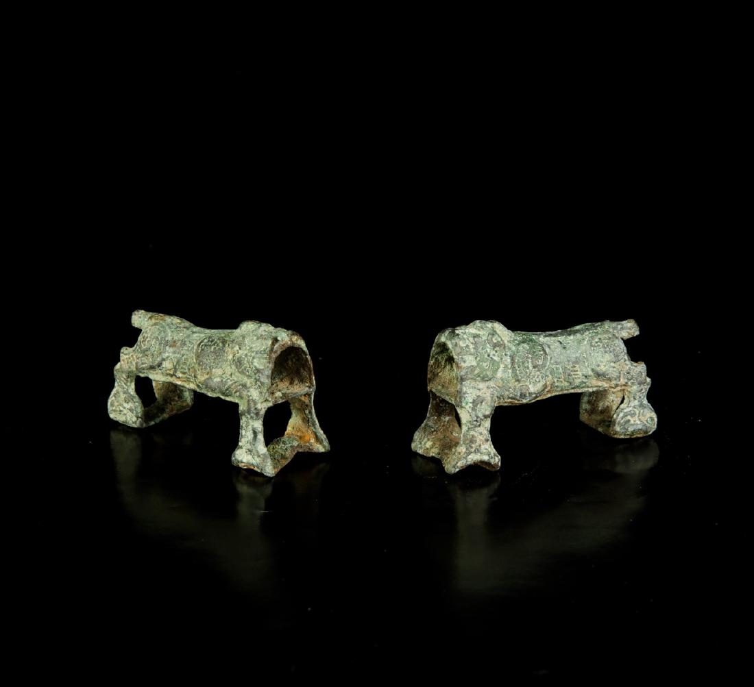 A Pair of Chinese Bronze Tiger,Westen Zhou (1 of 4)
