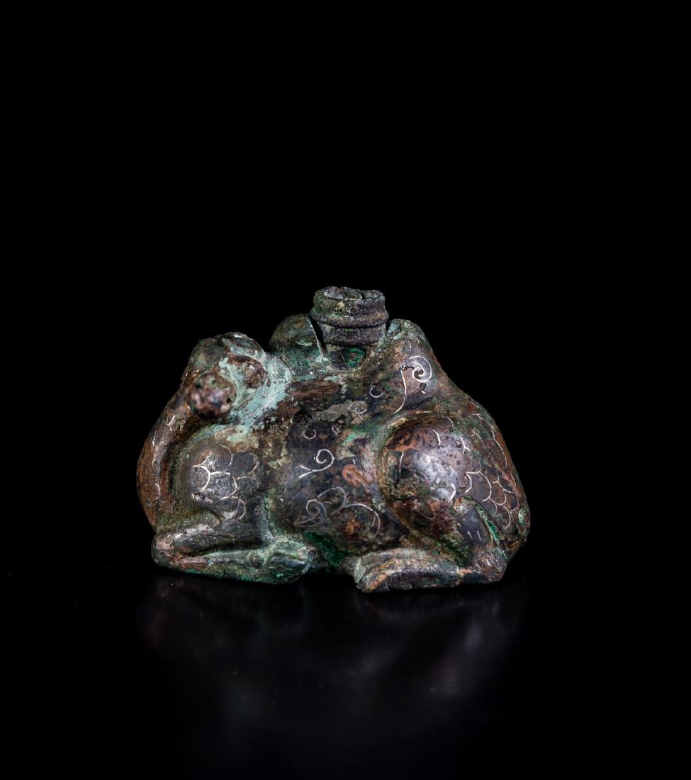 A Silver-Inlay Bronze Camel,Spring-Autumn (1 of 6)