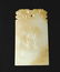 Hetian White Jade Luck and Hapiness Character Pendant