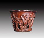 Huanhuali Carved Cup, Ming-Dynasty