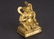 5 A gilt bronze figure Buddha guardian from Qing period - 3