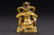 5 A gilt bronze figure Buddha guardian from Qing period - 4