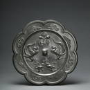 A Lobed Birds Bronze Mirror Tang Dynasty