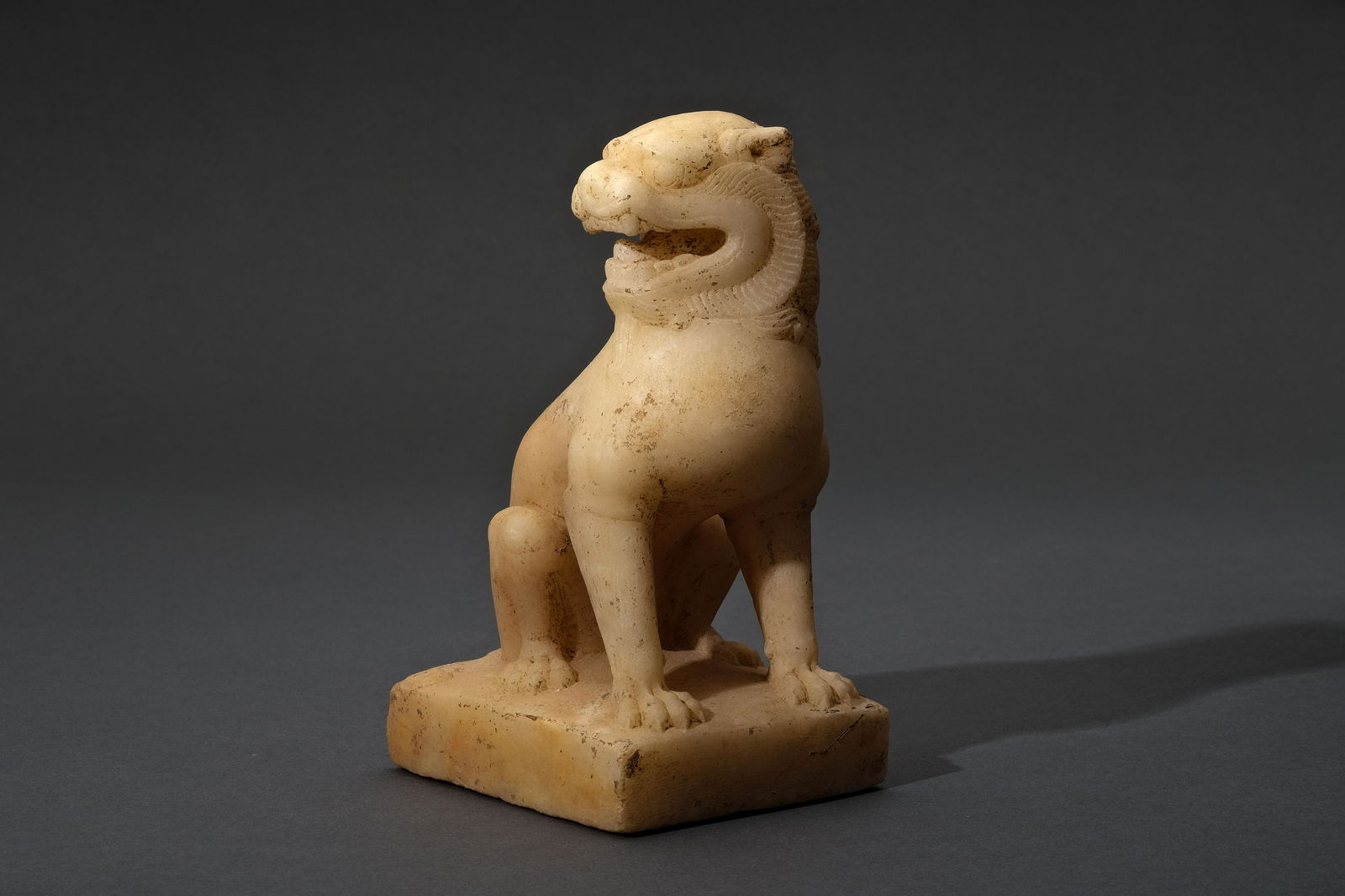 A Carved Stone Lion Paperweight (1 of 9)