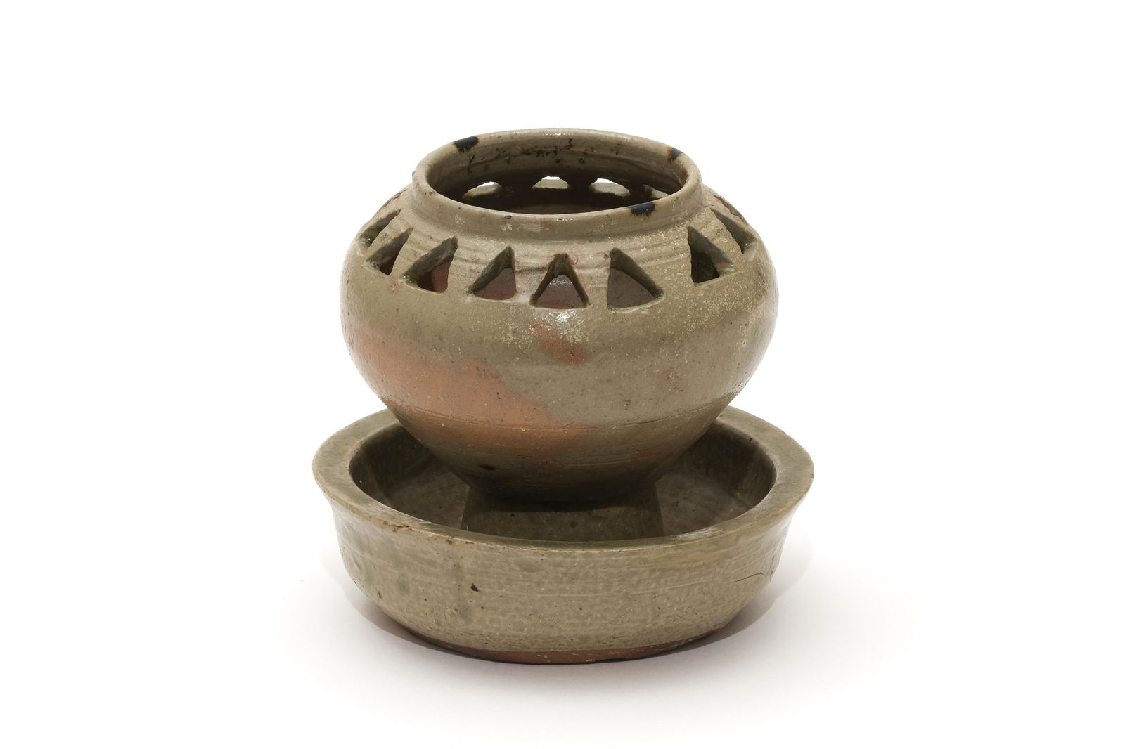 A Celadon Glazed Censer Han Dynasty (1 of 8)
