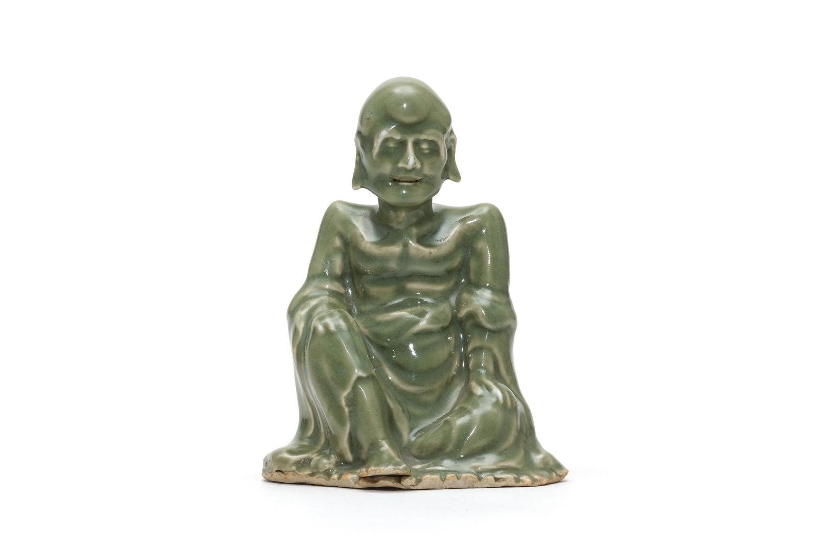 A Green Glazed Luohan Figure (1 of 8)