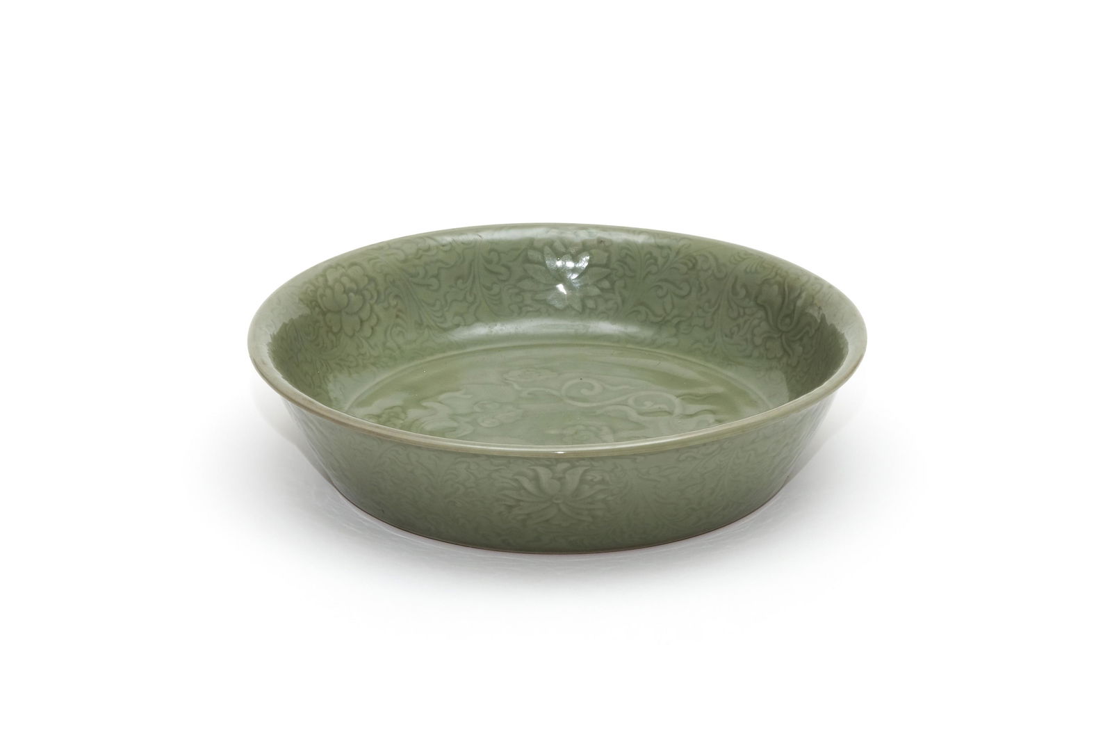 A Longquan Celadon Floral Brush Washer (1 of 9)