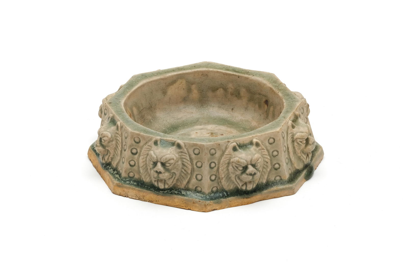 An Octagonal Inkstone with Mystical Beasts (1 of 8)