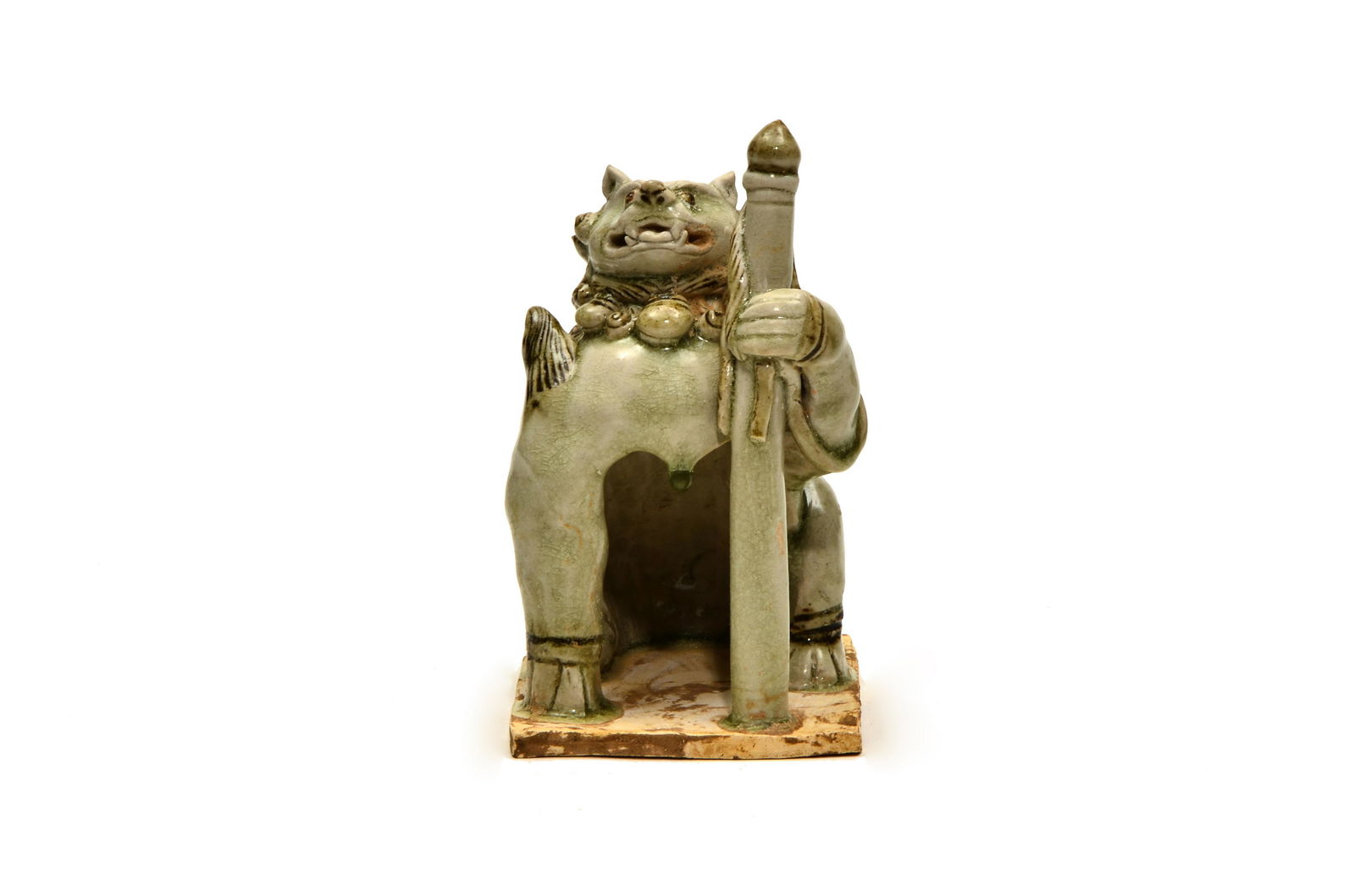 A Celadon Lion Figure (1 of 7)