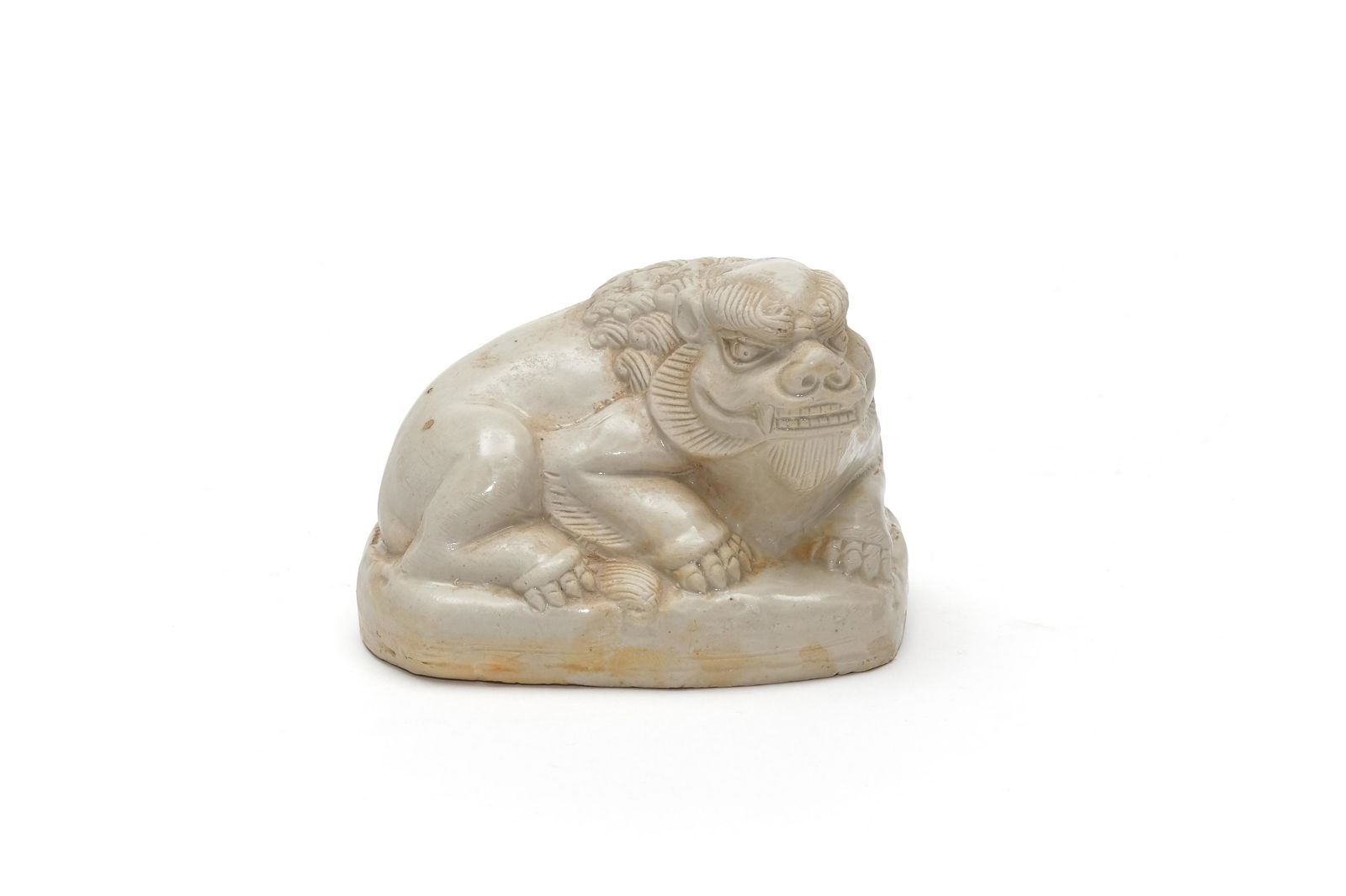 A Ding Ware White Glazed Lion Figure (1 of 7)