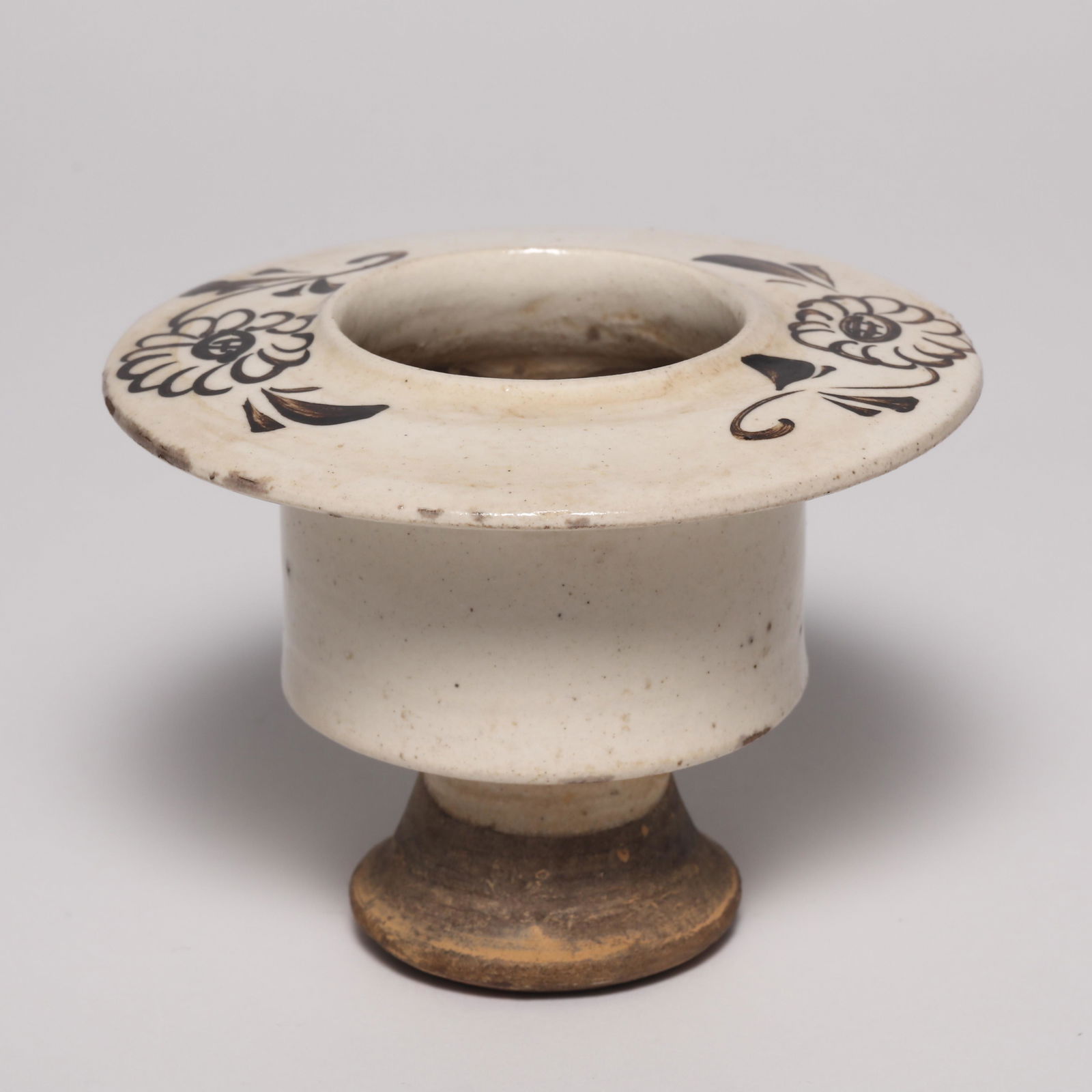 A Cizhou Ware White Glazed Travel Censer (1 of 6)