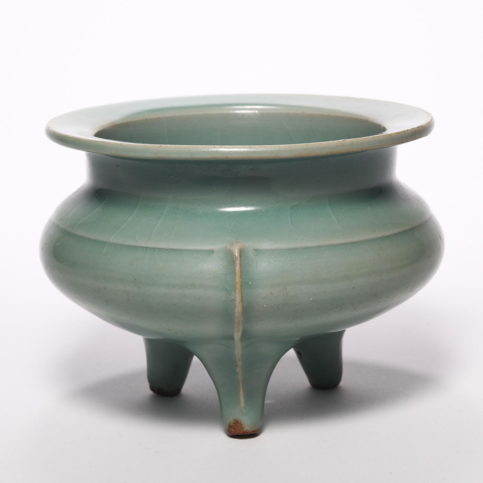 A Longquan Celadon Tripod Censer (1 of 6)