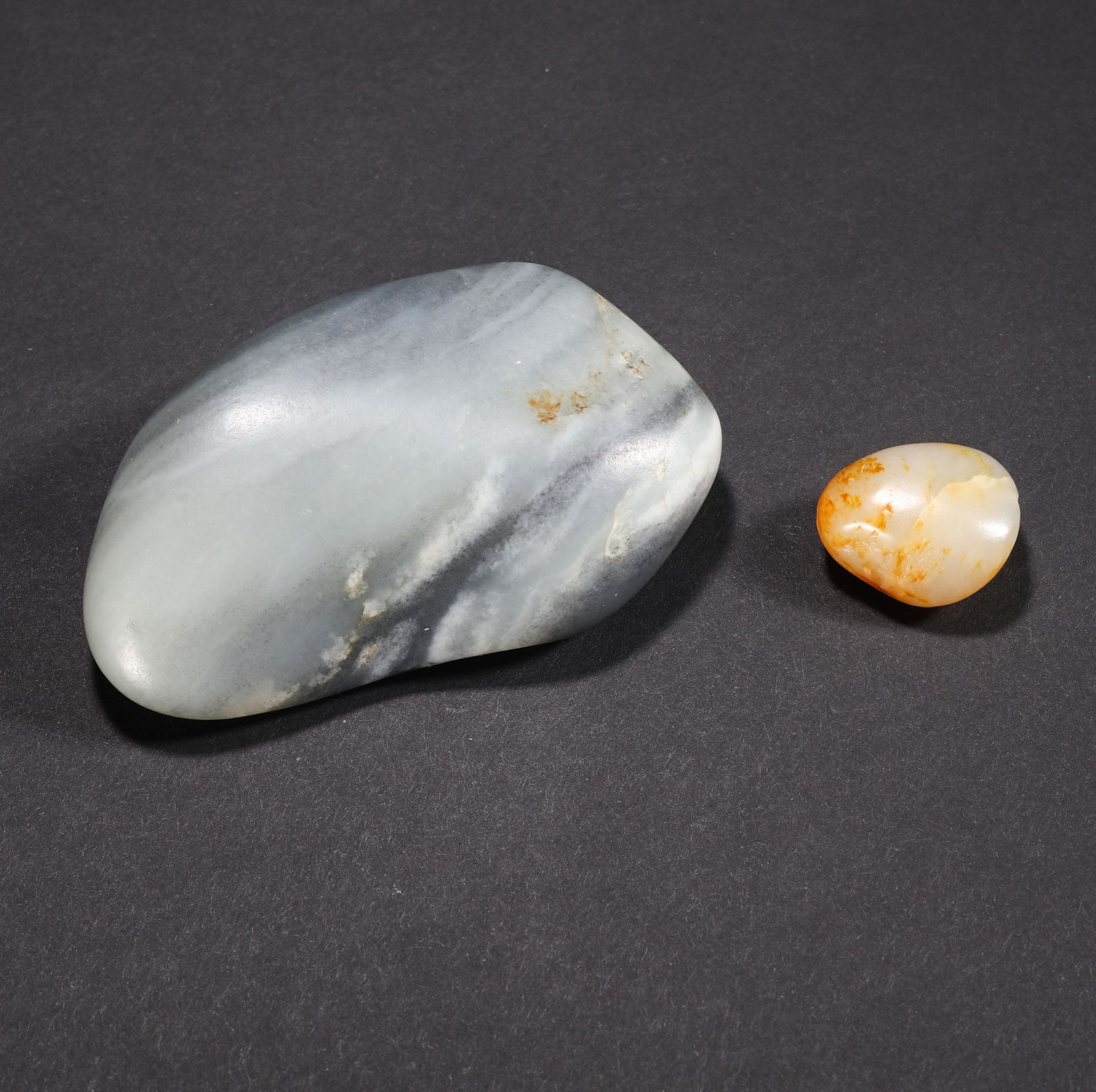 Two Hetian Jade Natural Pieces (1 of 9)