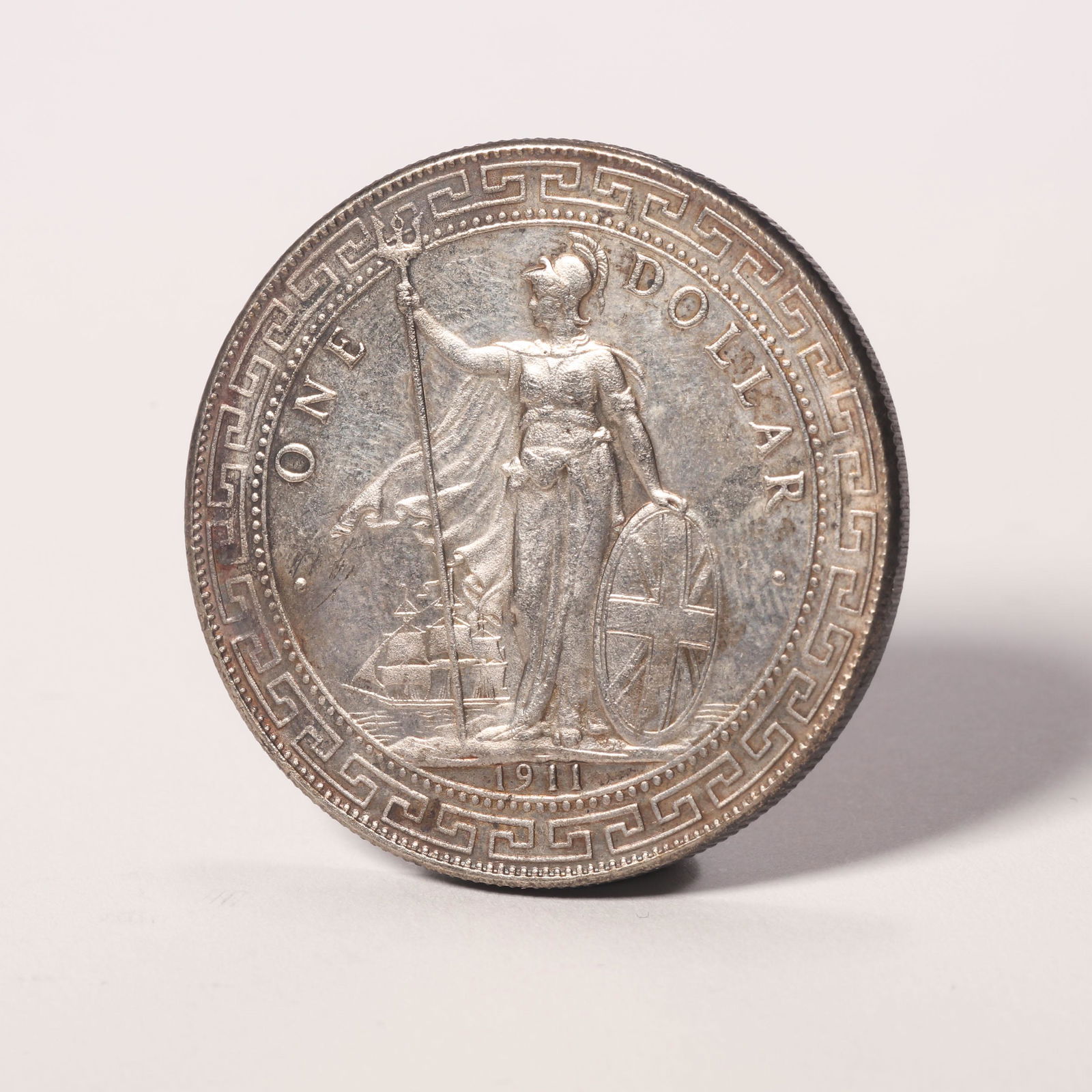 A 1911 Great Britain Trade Silver Dollar (1 of 6)