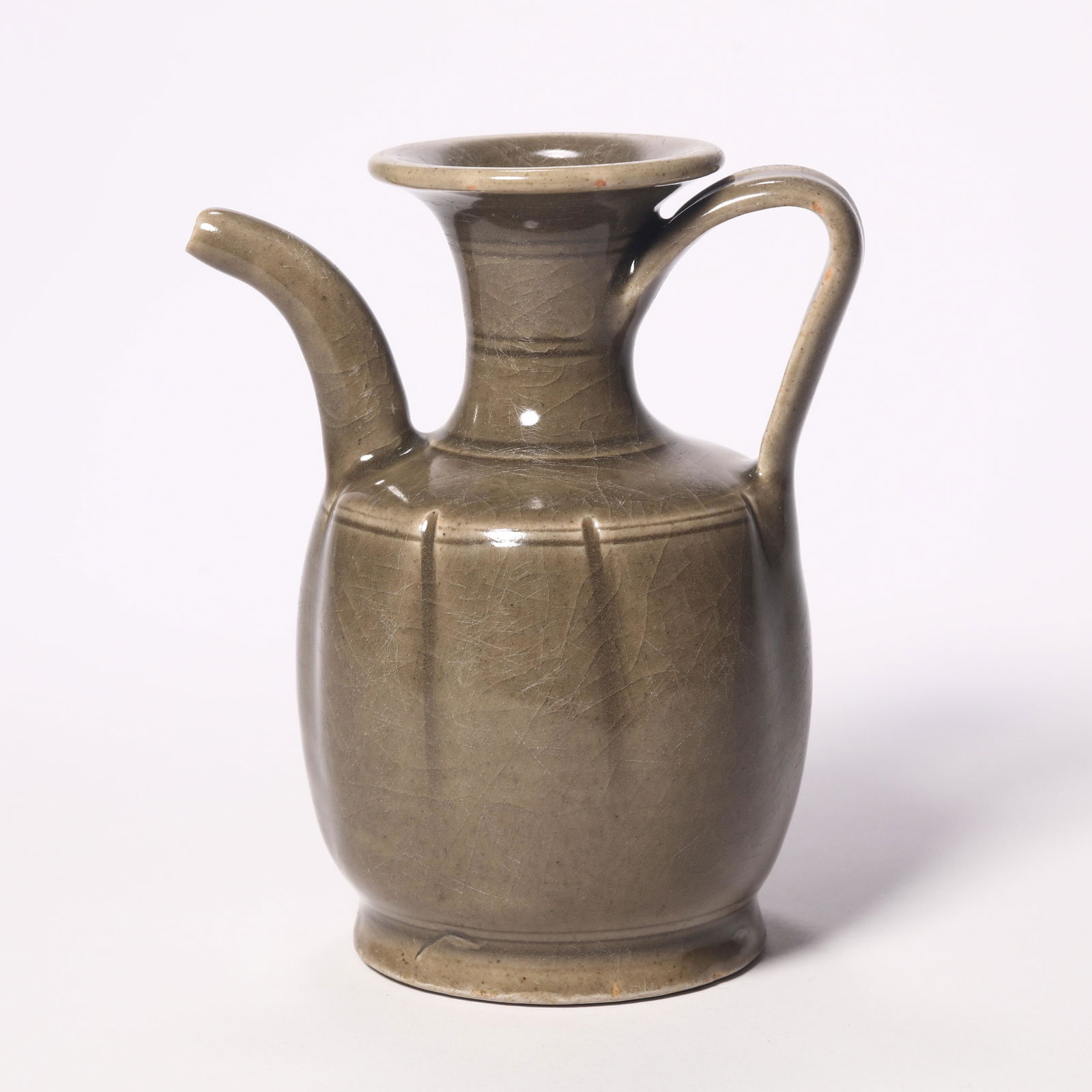 A Yaozhou Ware Handled Pot (1 of 8)