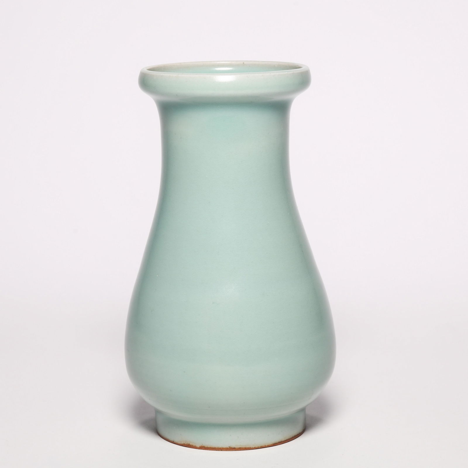 Longquan Celadon Vase: Longquan Celadon Vase. H: 5.6 in. (14.2 cm)