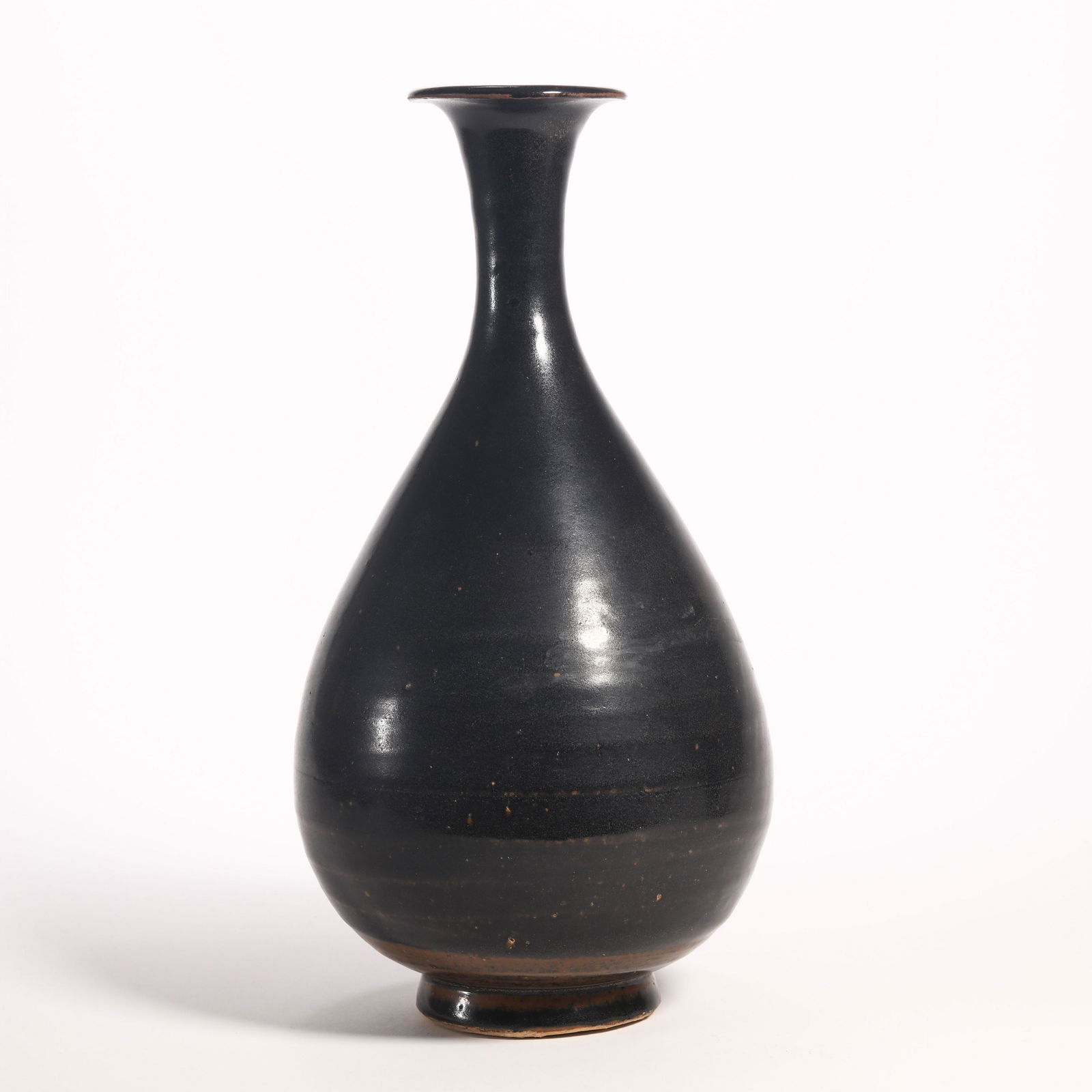 Jizhou Ware Black Glazed Wide Opening Vase (1 of 9)