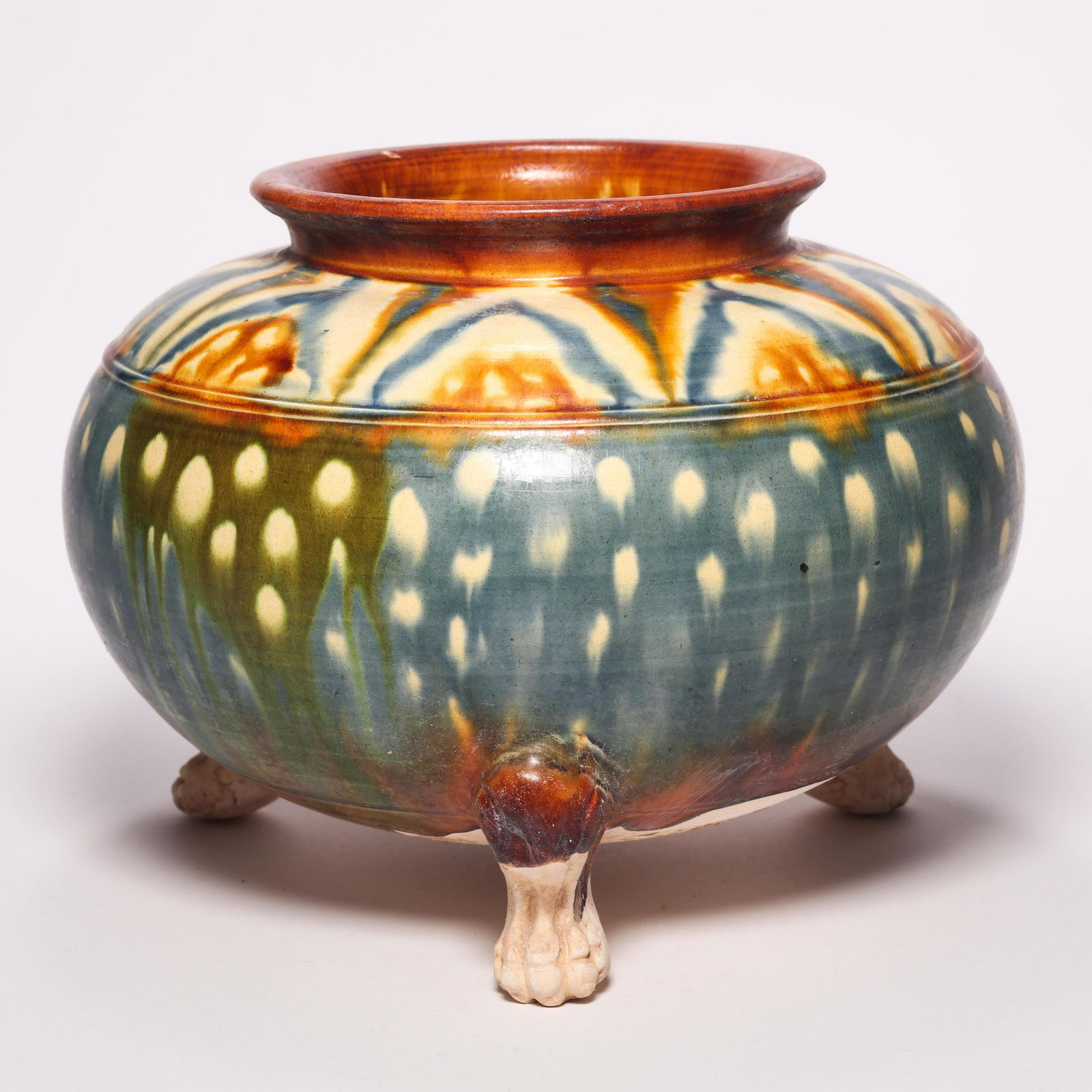 Tang Sancai Tripod Jar Pot (1 of 8)