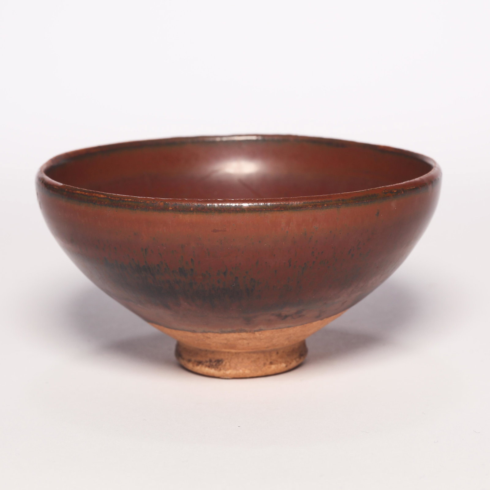 Jian Ware Tea Bowl: Jian Ware Tea Bowl. H: 1.8 in. (4.5 cm) D: 3.4 in (8.7 cm)