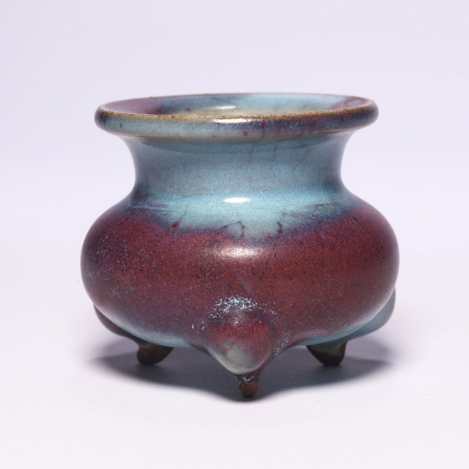 A Jun Flame Glazed Incense Burner (1 of 7)