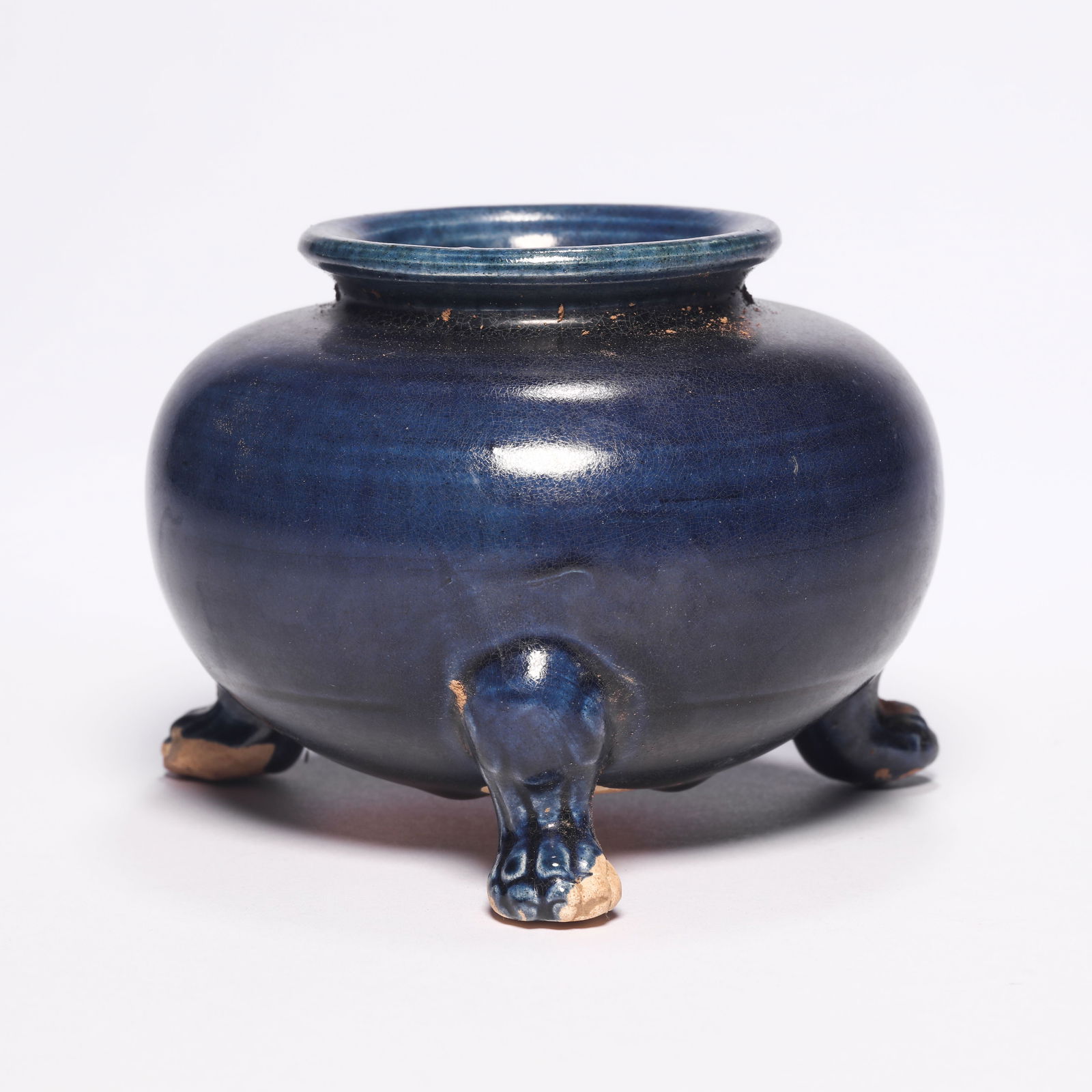 A Sancai Blue Incense Burner (1 of 7)