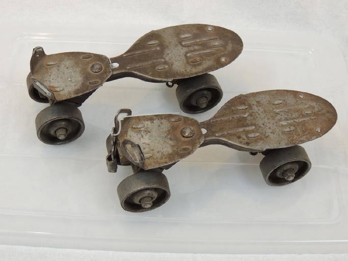 Antique Pair Of Winchester Roller Skates