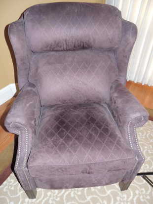 Han Moore Prices 138 Auction Price Results Han Moore Wingback Recliner 75 To 150