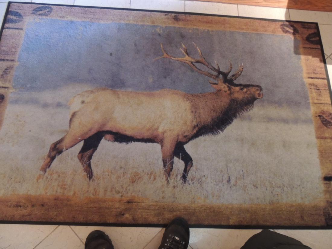 Elk Area Rug 5'9"L x 3'8"W $25 to $75: Elk Area Rug 5'9"L x 3'8"W $25 to $75