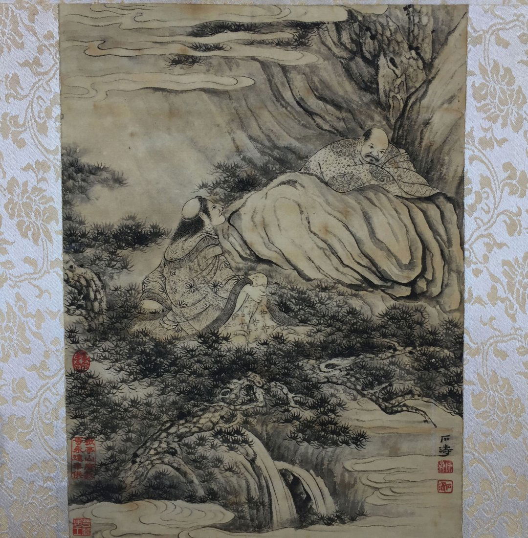Chinese Landscape painting (Shi Tao signed) Print (1 of 3)