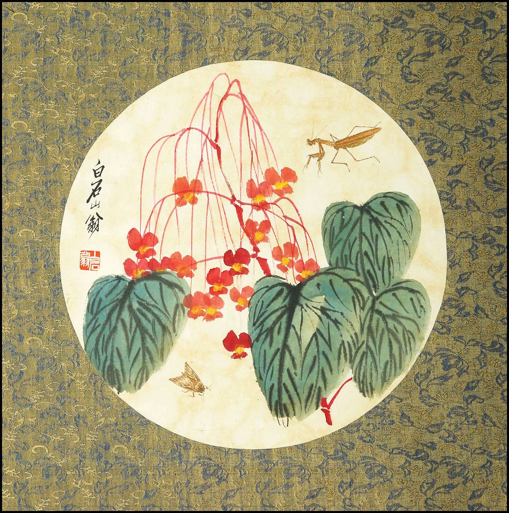 A CHINESE PAINTING (ATTRIBUTED TO QI BAISHI) (1 of 3)