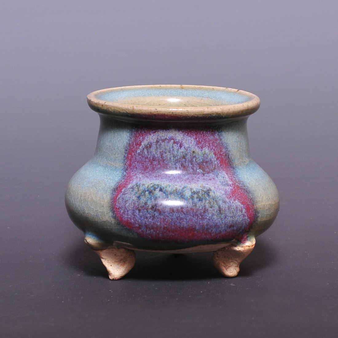 13th Yuan Dynasty Jun Kiln Porcelain Incense Burner (1 of 4)