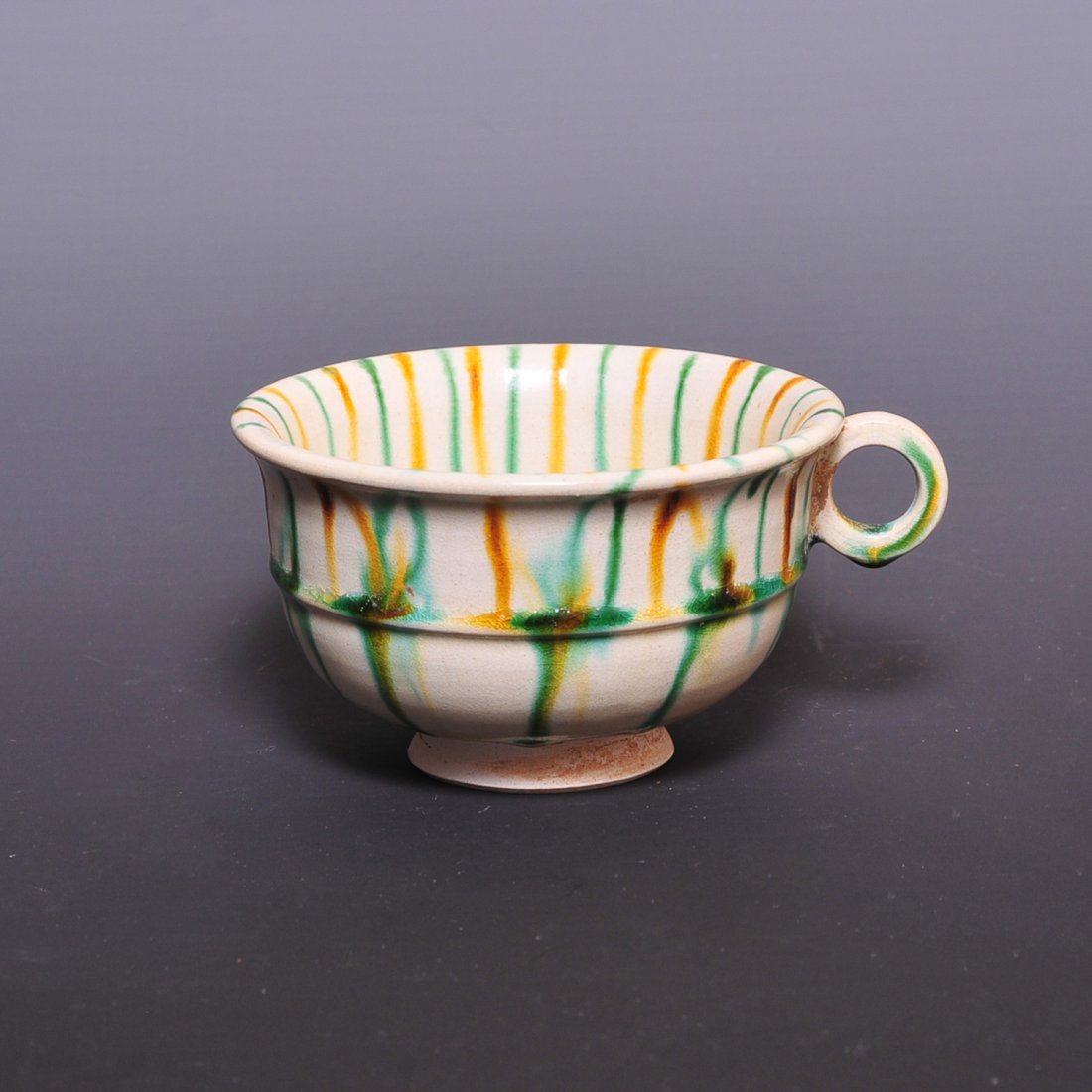 9th Tang Dynasty Tri-colored Pottery Cup (1 of 4)
