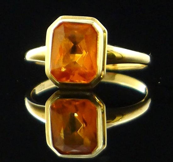 10K GOLD CITRINE RING (1 of 4)