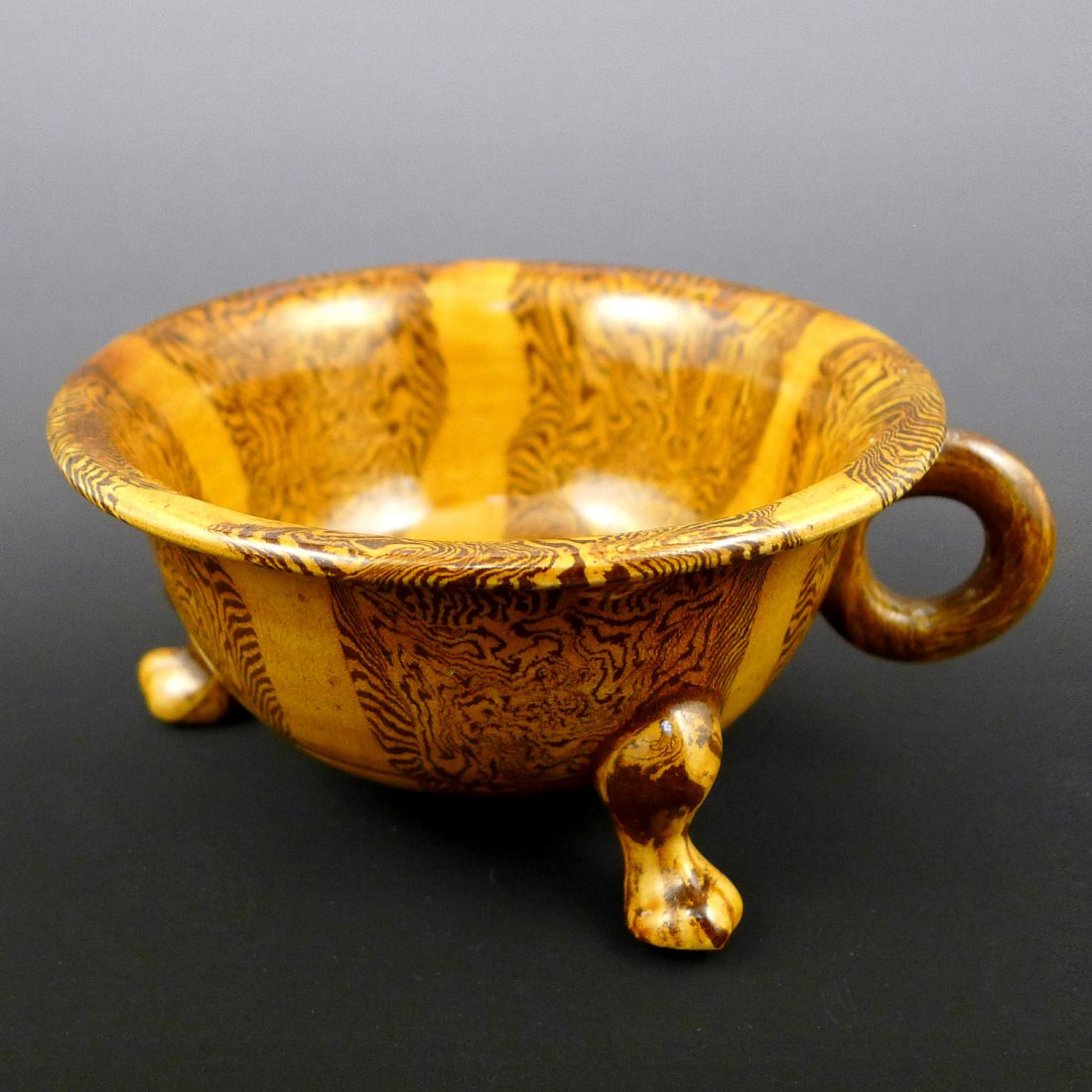 Late Tang Dynasty Yellow Glaze with Beast Foot Cup (1 of 5)