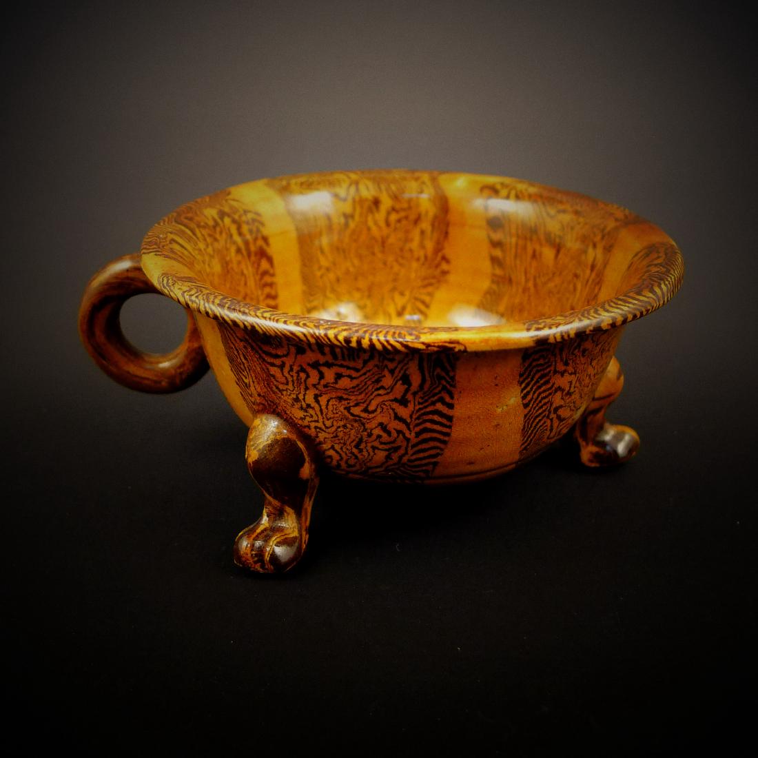 Late Tang Dynasty Yellow Glaze with Beast Foot Cup (1 of 5)