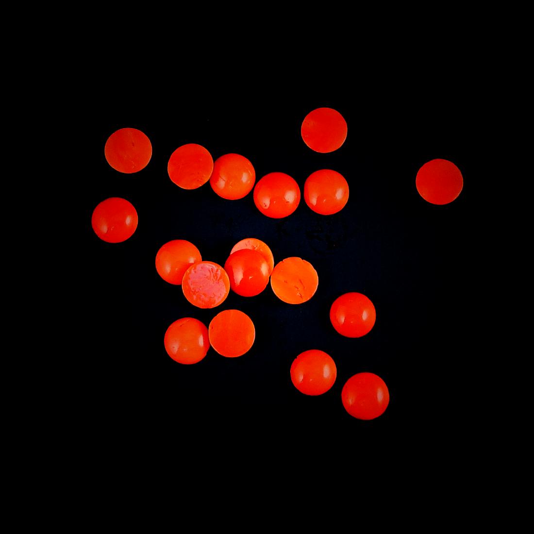 18 tablets of red coral ring face (1 of 3)